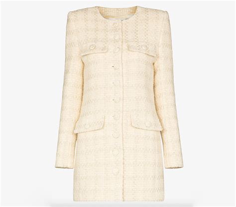 ysl tweed dress